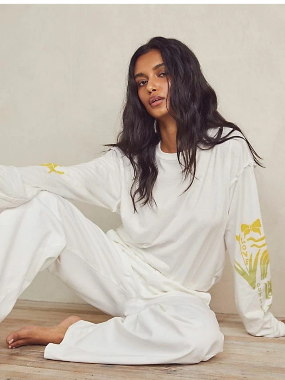 Free People Sleeve Storiies Oversized Thong Bodysuit